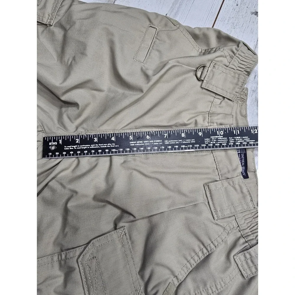 5.11 Tactical Series Mens‎ Khaki Tan Cargo Pants Cotton Canvas 74273 30x32